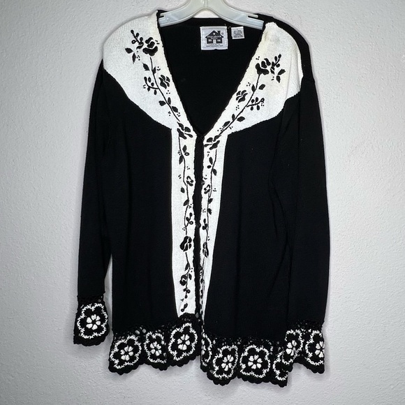 Vintage Storybook Knits Cardigan Sweater - Picture 6 of 7
